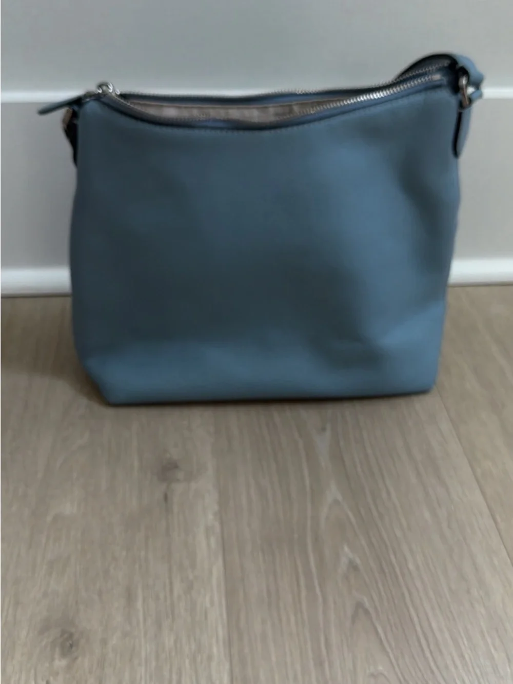 kate spade Blue Pebble Leather Shoulder Bag